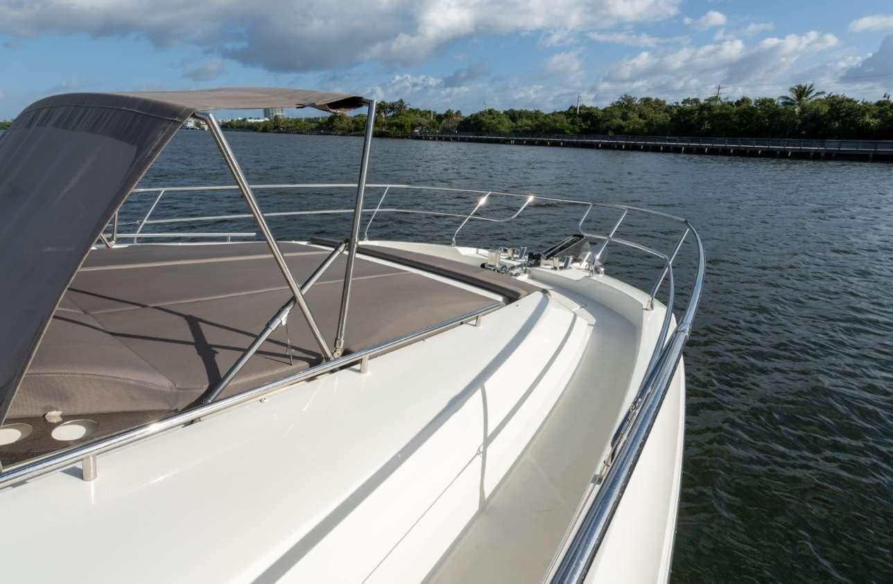 a boat on the water aboard VIMA Yacht for Charter