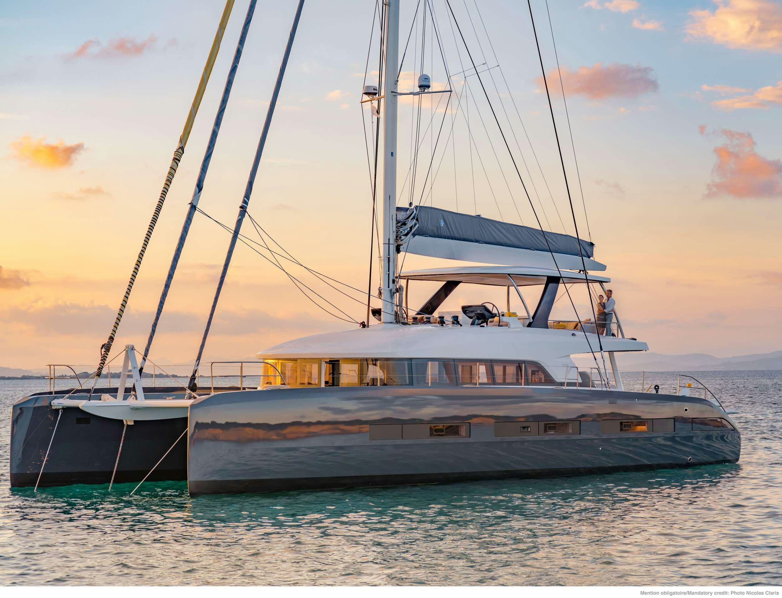 a boat on the water aboard MANE ET NOCTE Yacht for Charter