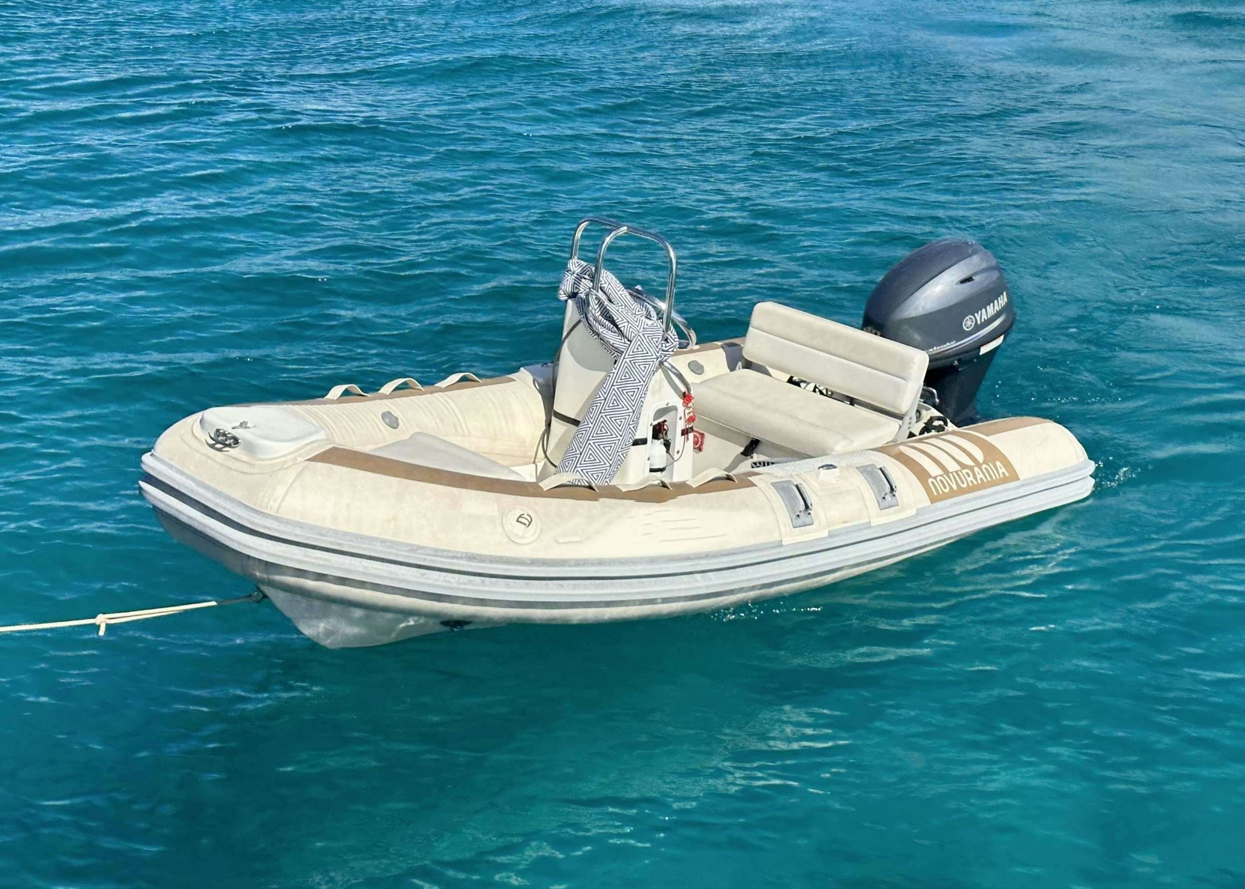 a boat in the water aboard LEEWAY Yacht for Charter