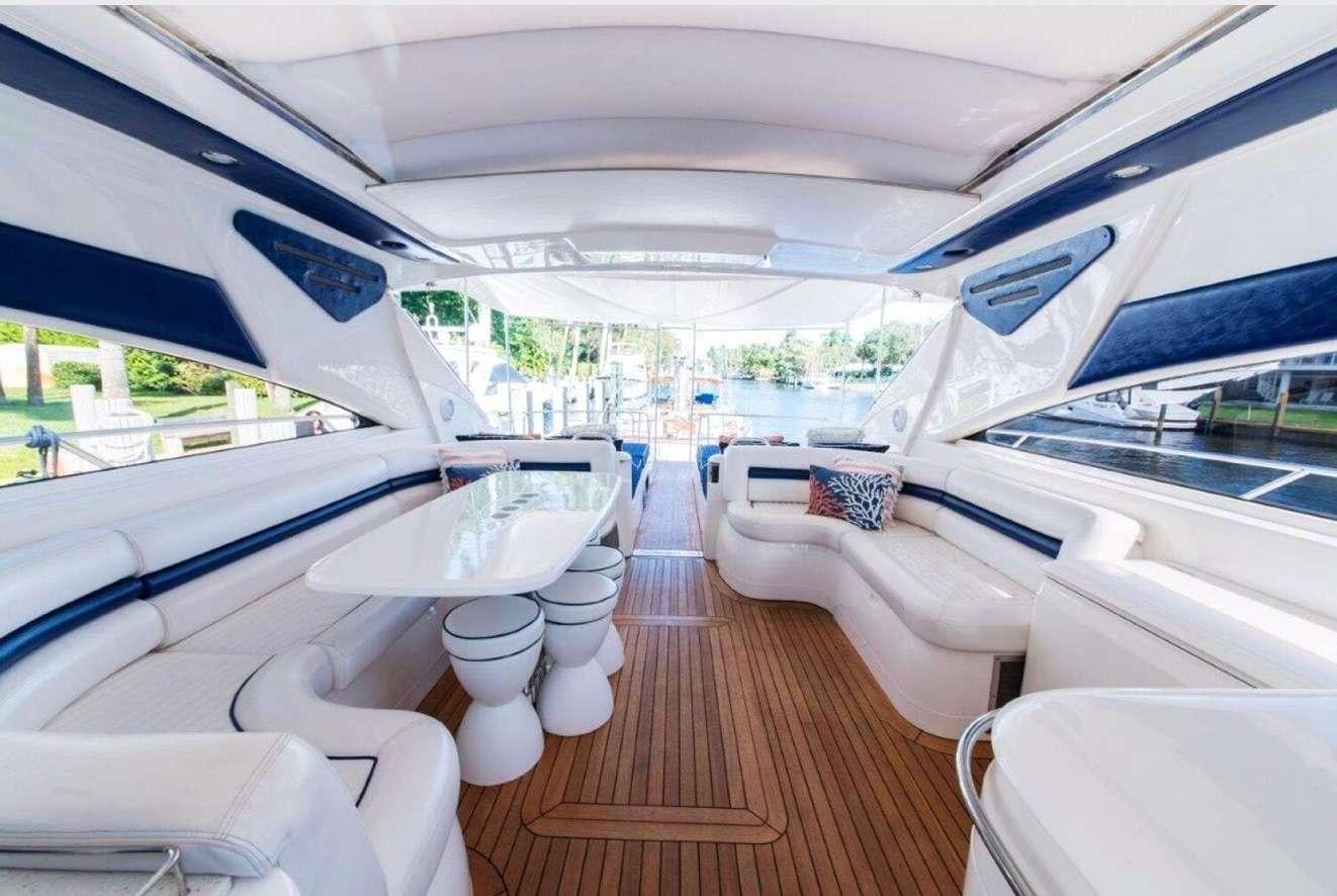inside of a boat aboard SWEET THING Yacht for Charter