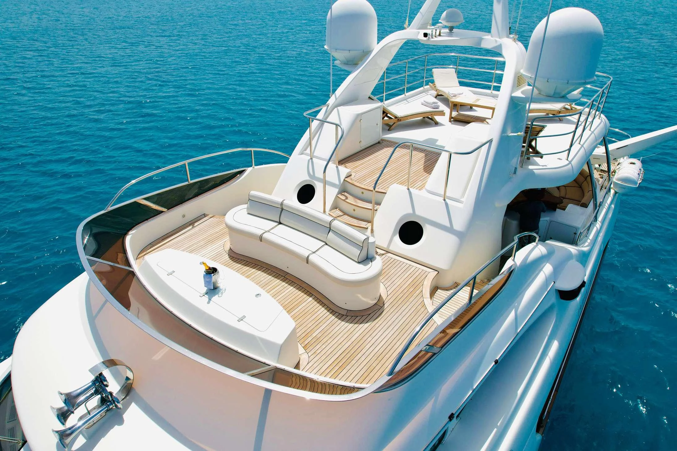 a boat on the water aboard GALAKTIKA SKAY Yacht for Charter