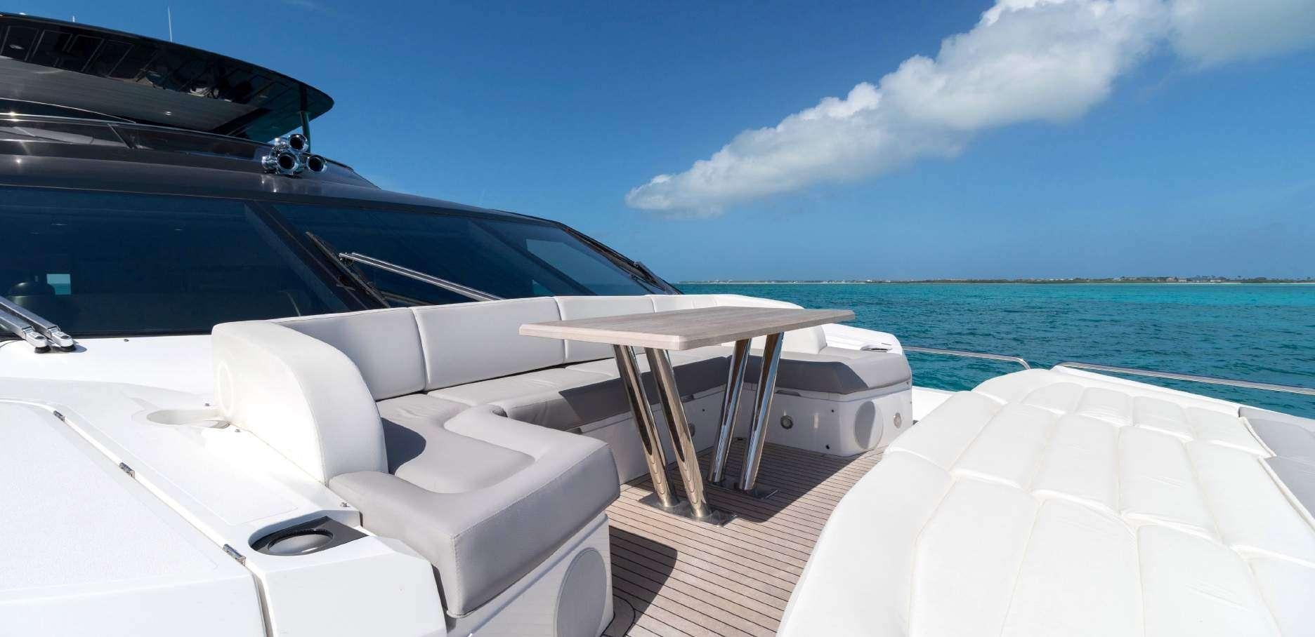 a boat on the water aboard SYNERGY Yacht for Charter