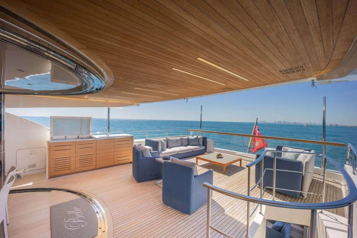 a boat on the water aboard PHOENIX Yacht for Charter