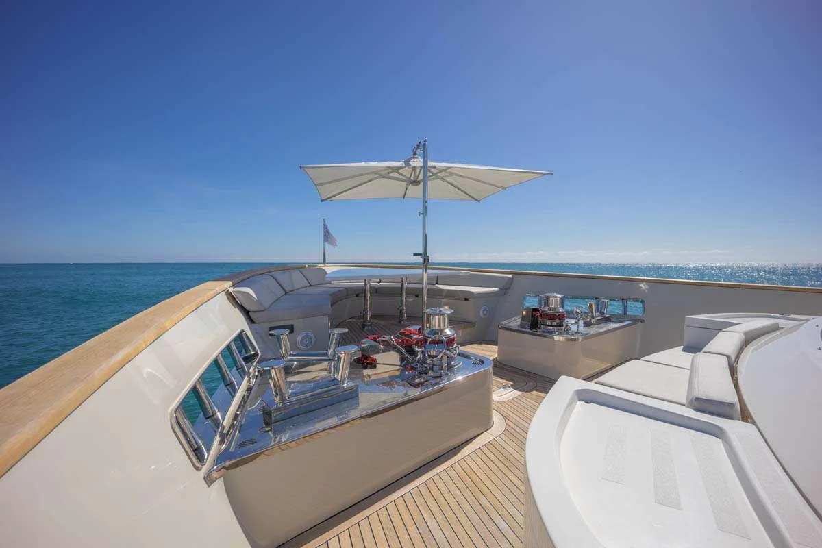 a boat on the water aboard PHOENIX Yacht for Charter