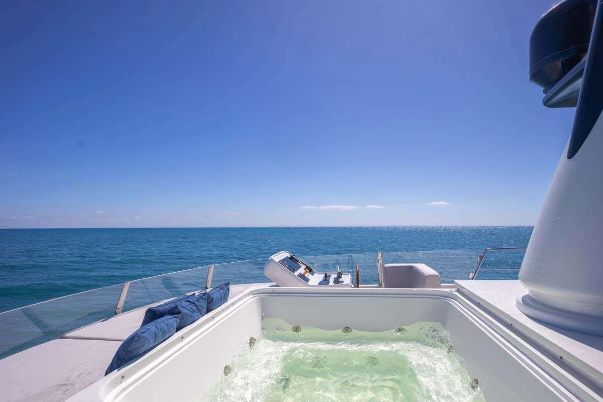 a boat on the water aboard PHOENIX Yacht for Charter