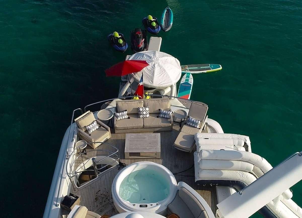 a boat with a sink and a toilet aboard LADY KRISTINA Yacht for Charter