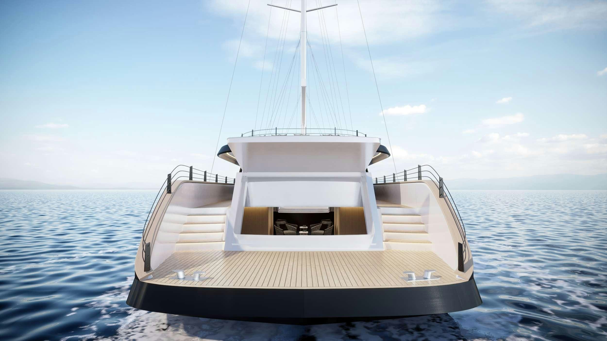 a boat on the water aboard SCORPIOS Yacht for Charter