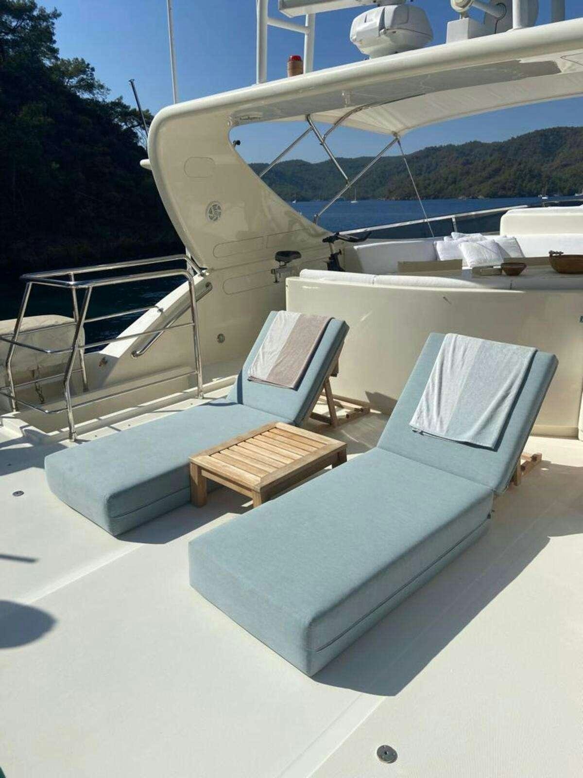 a boat on the water aboard BORAM Yacht for Charter