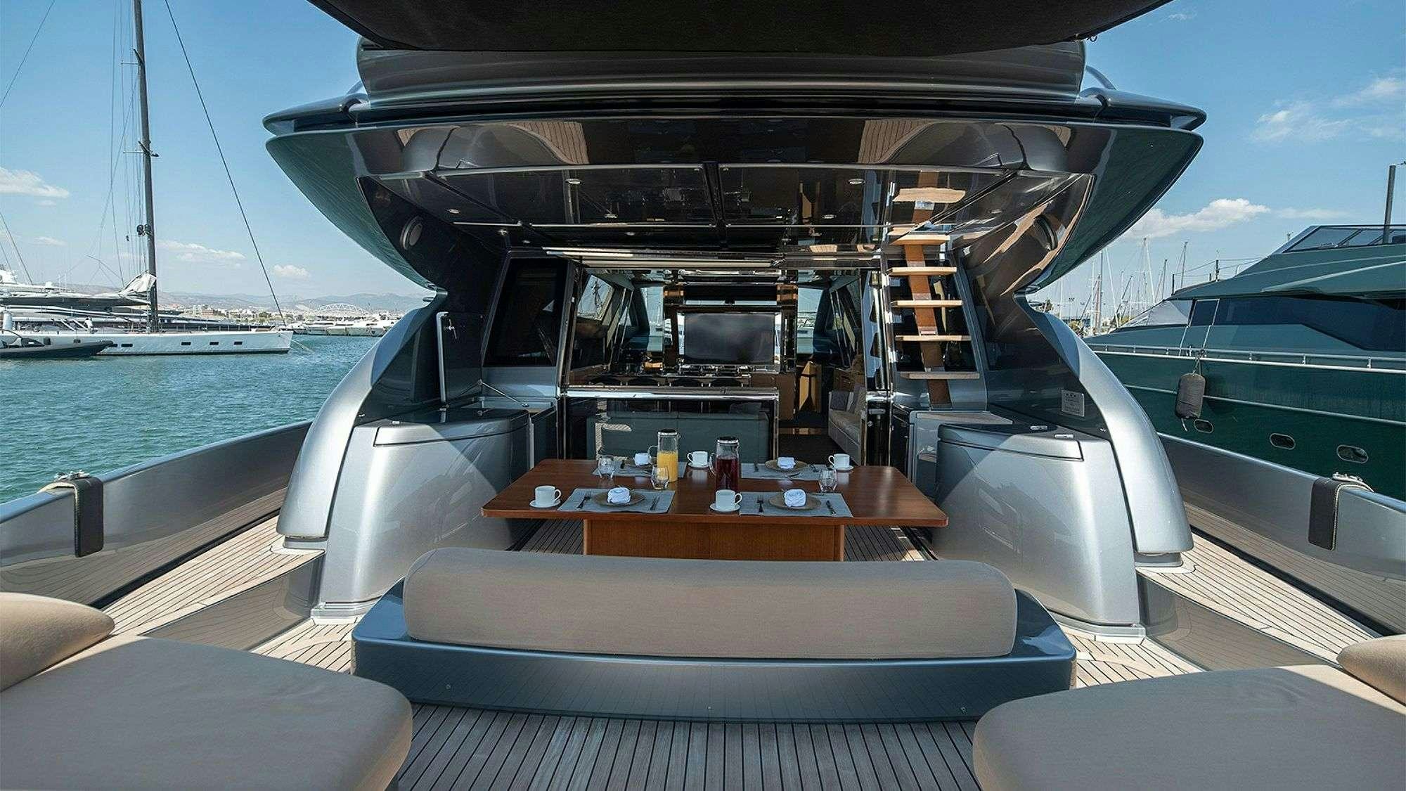 a boat on the water aboard WHATEVER Yacht for Charter