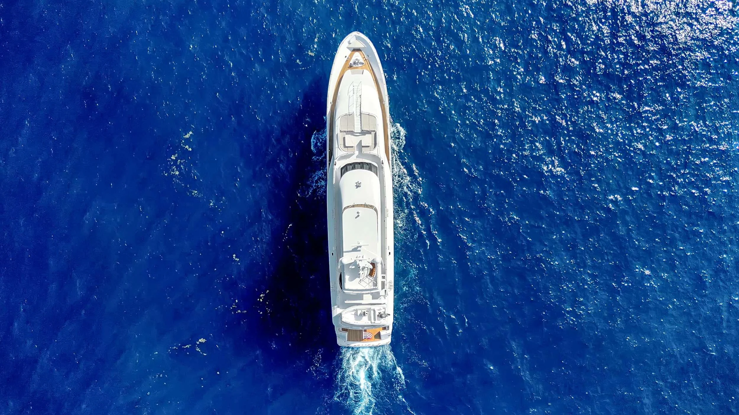 a space shuttle in the water aboard MAS GRANDE Yacht for Charter
