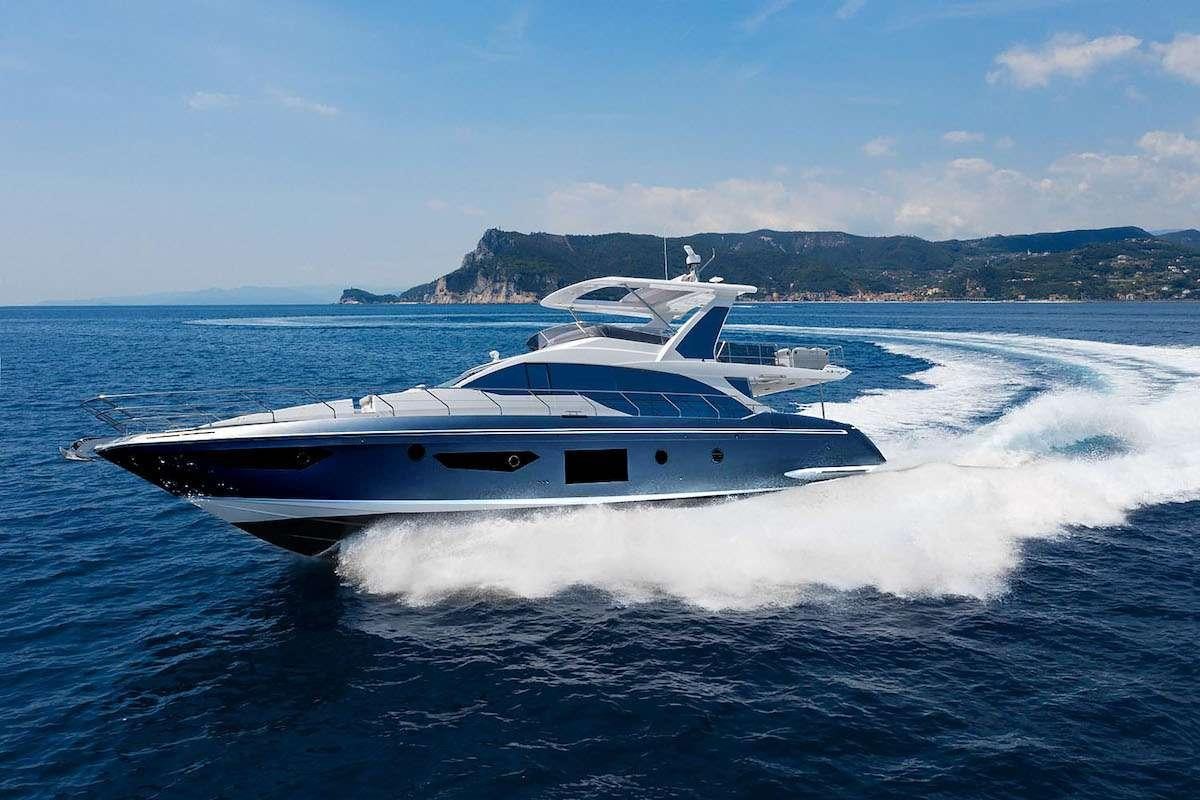 a boat on the water aboard CERULEAN Yacht for Charter