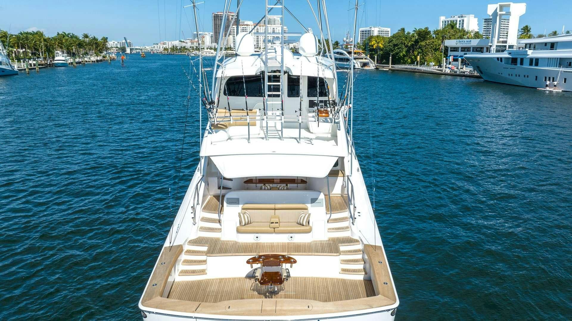 a boat in the water aboard FA-LA-ME Yacht for Charter