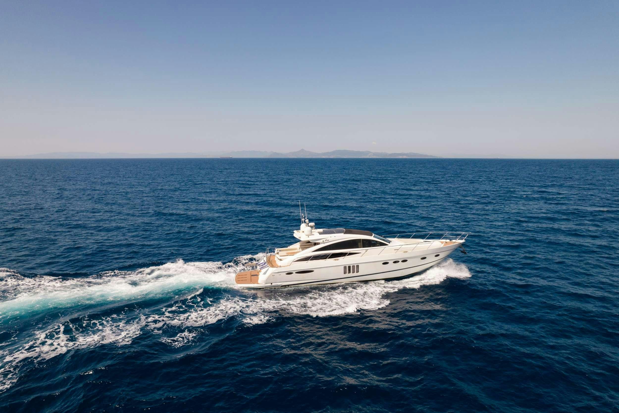 a boat on the water aboard MOJO Yacht for Charter