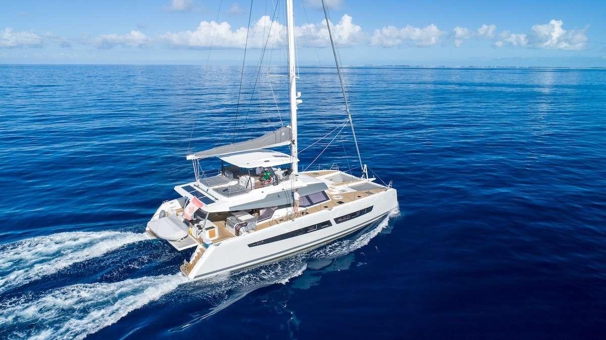 a boat on the water aboard TRU NORTH Yacht for Charter