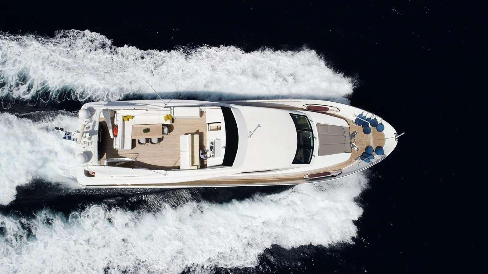 a space ship in space aboard MILGAUSS Yacht for Charter