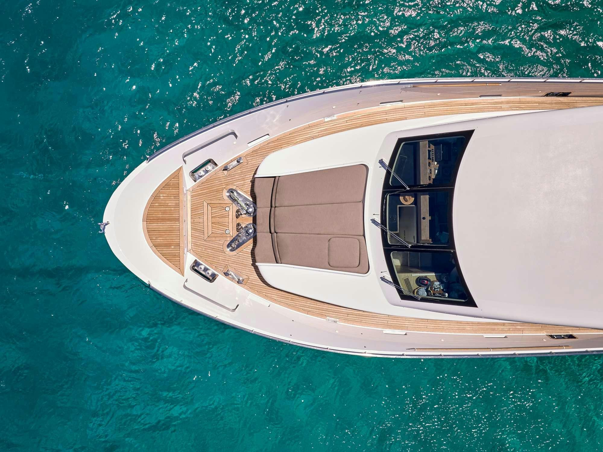 a boat on the water aboard MILGAUSS Yacht for Charter