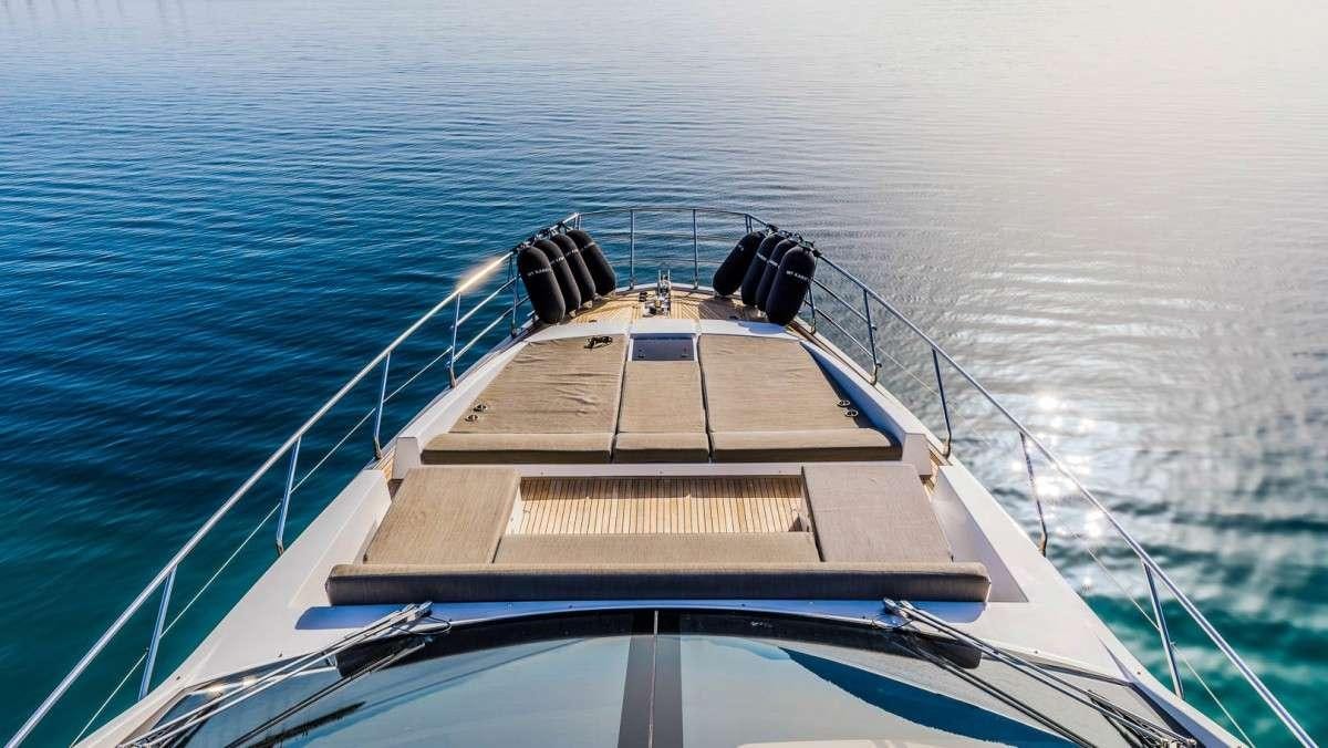 a boat on the water aboard KARAT II Yacht for Charter