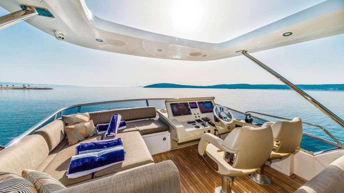 inside of a boat aboard KARAT II Yacht for Charter