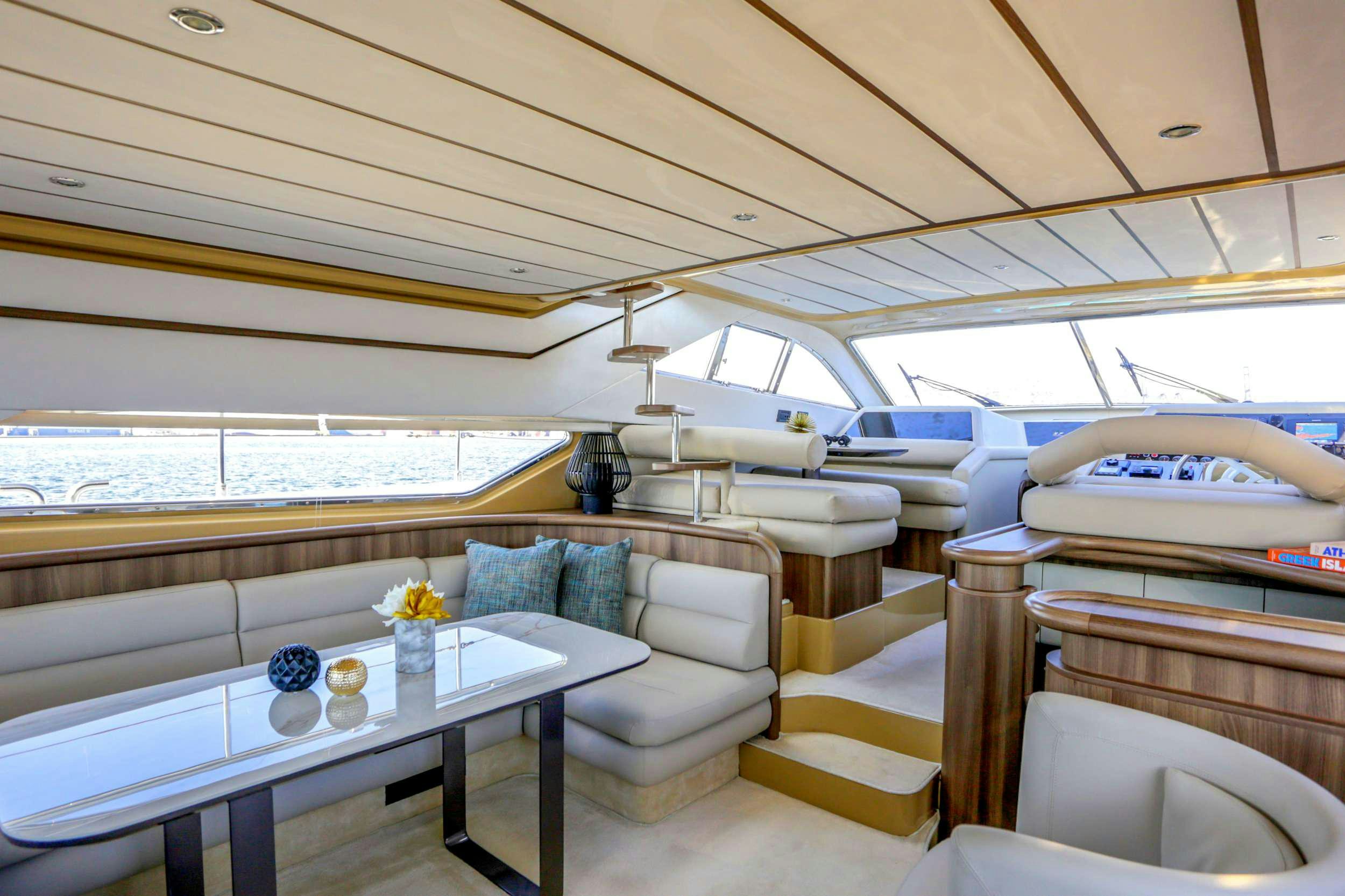 a boat on a boat aboard SUMMER CAMP Yacht for Charter