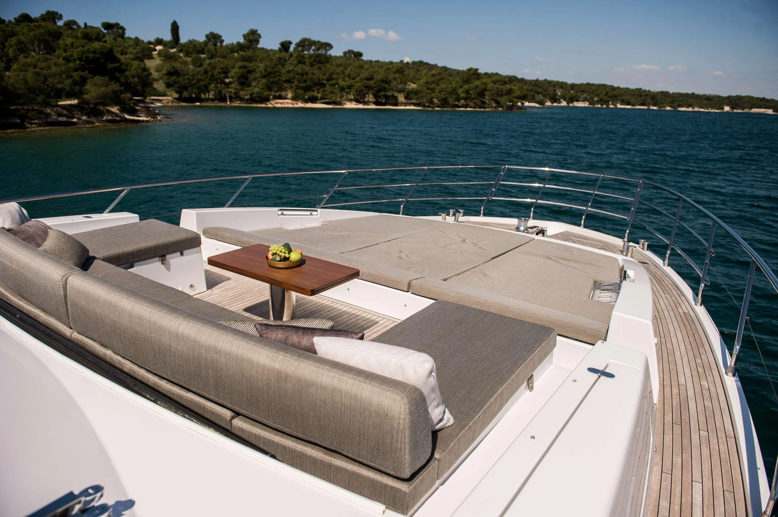 a boat on the water aboard ALYSS Yacht for Charter
