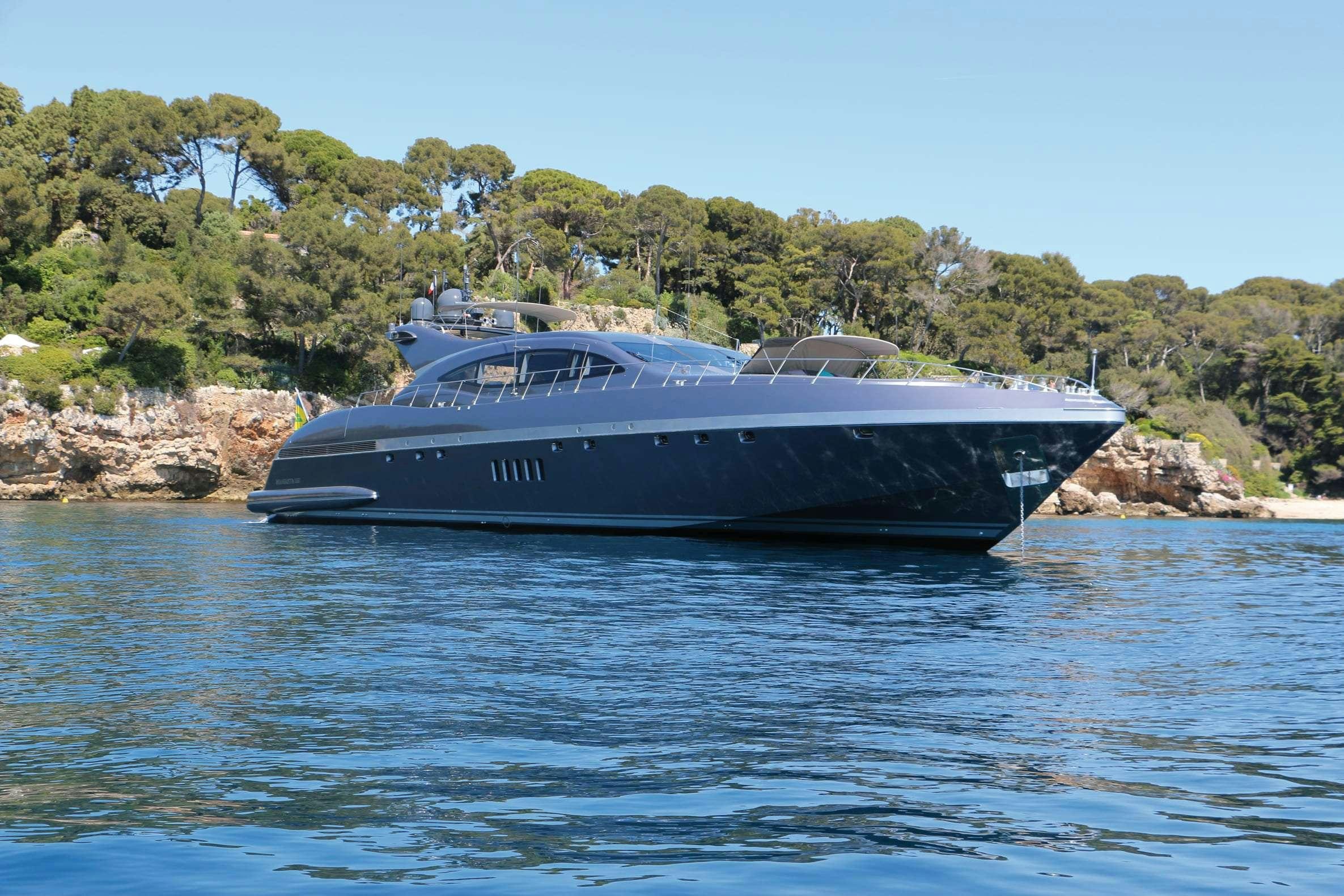 a boat on the water aboard JFF Yacht for Charter