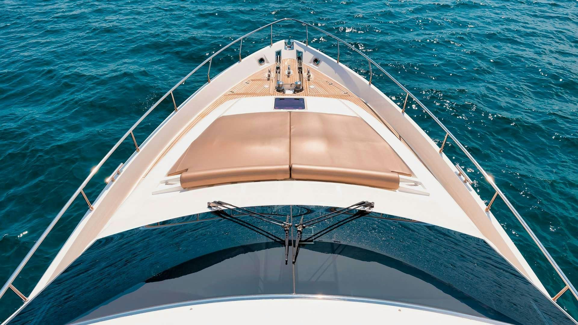 a boat in the water aboard M/Y MARINO Yacht for Charter