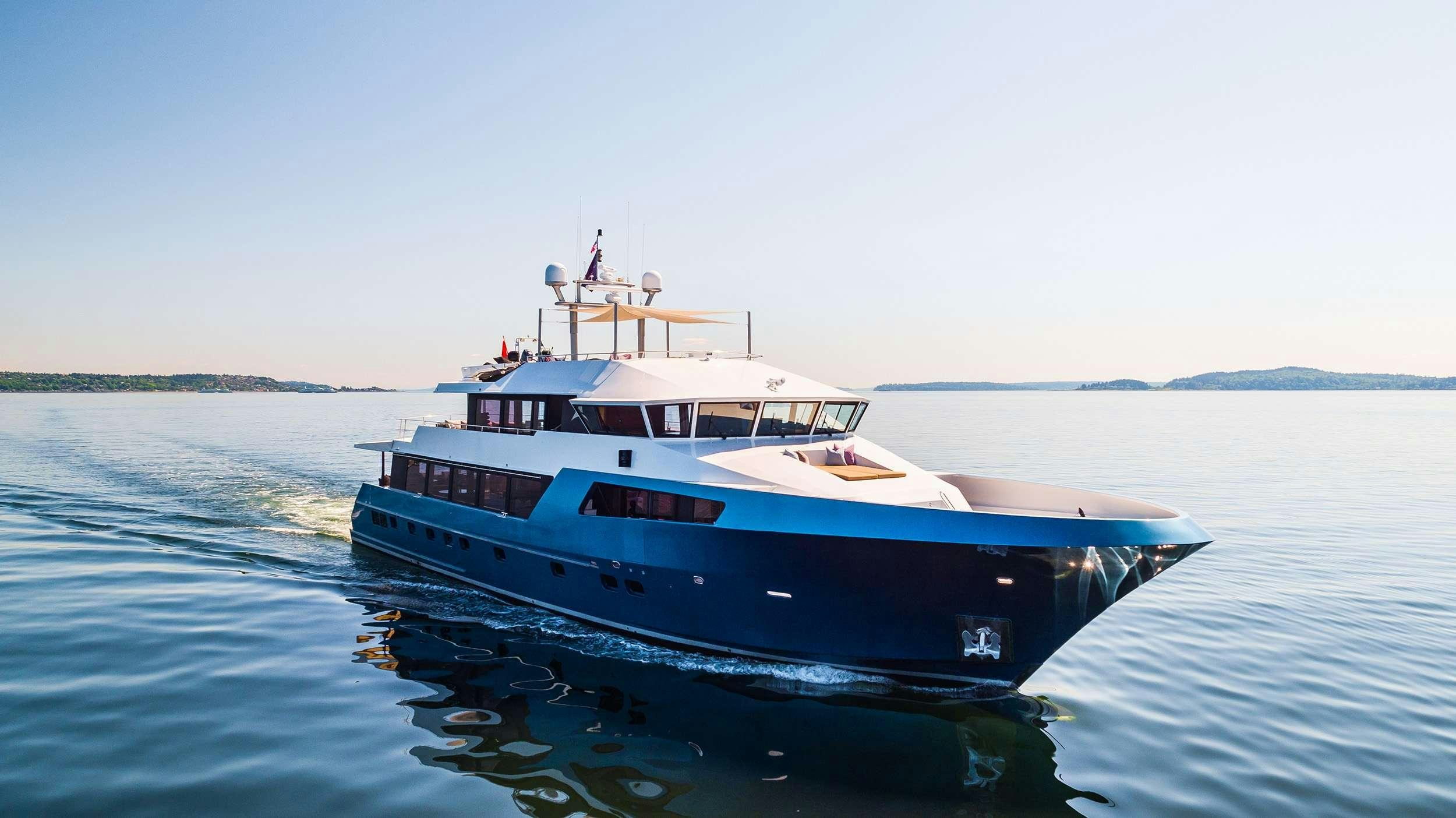 a boat on the water aboard ASCENTE Yacht for Charter