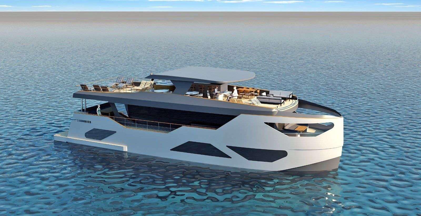 a boat in the water aboard NAYK 3 Yacht for Charter