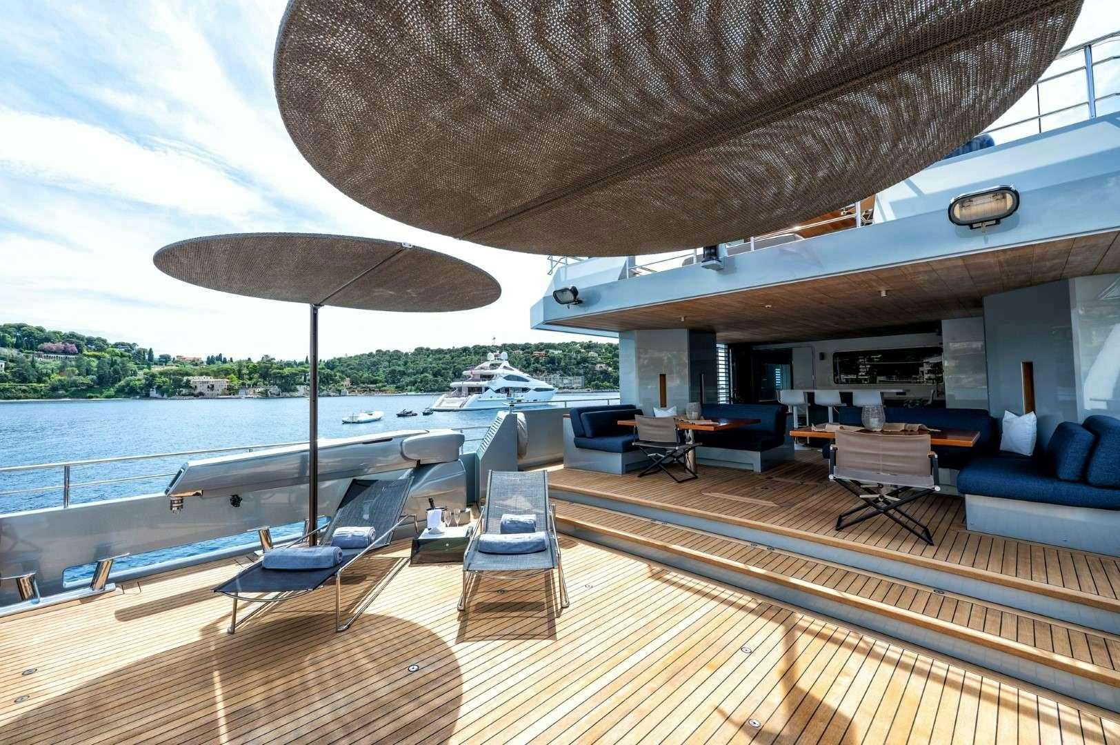 a boat on the water aboard SO'MAR Yacht for Charter