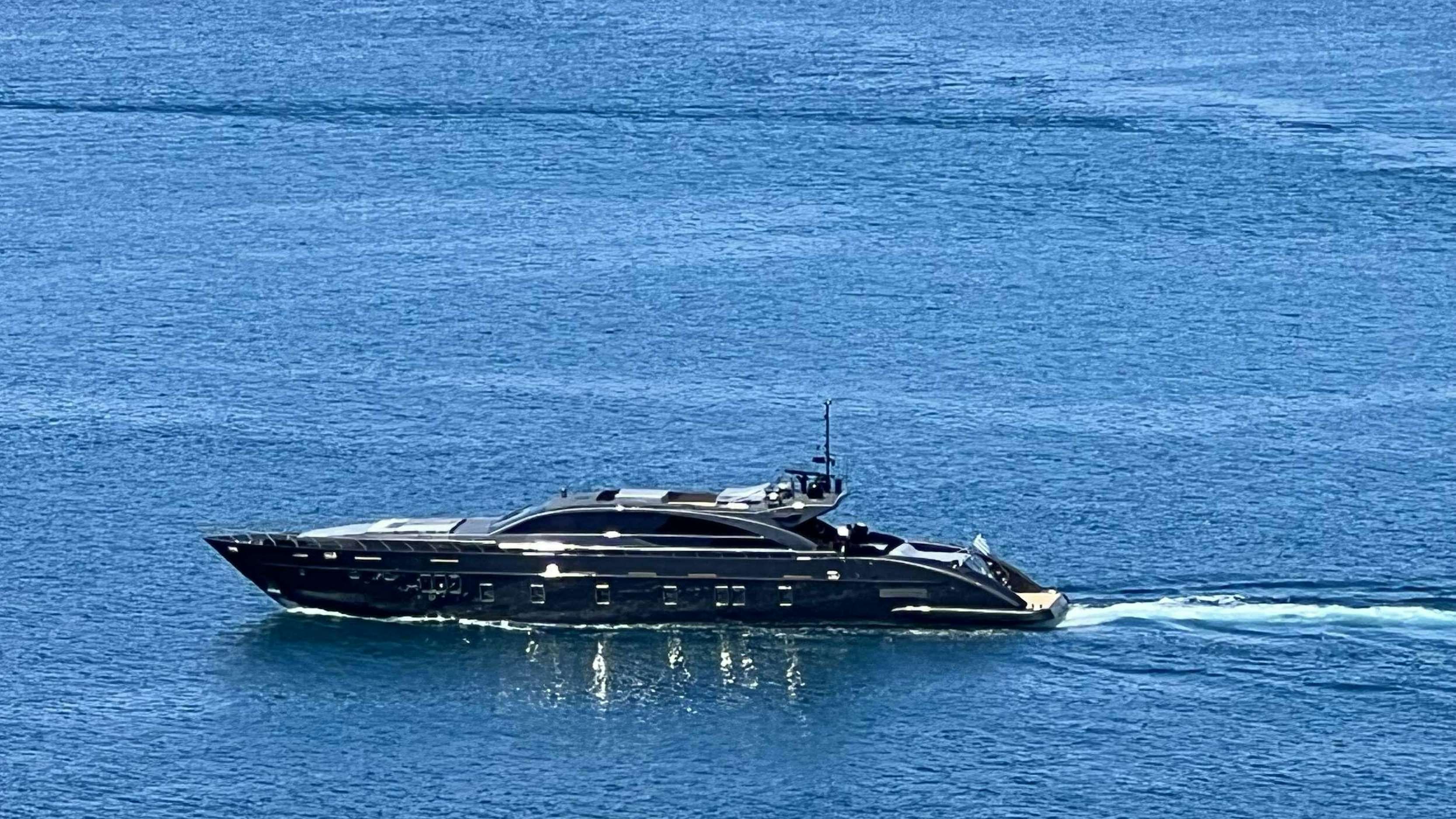 a boat in the water aboard EVA Yacht for Charter