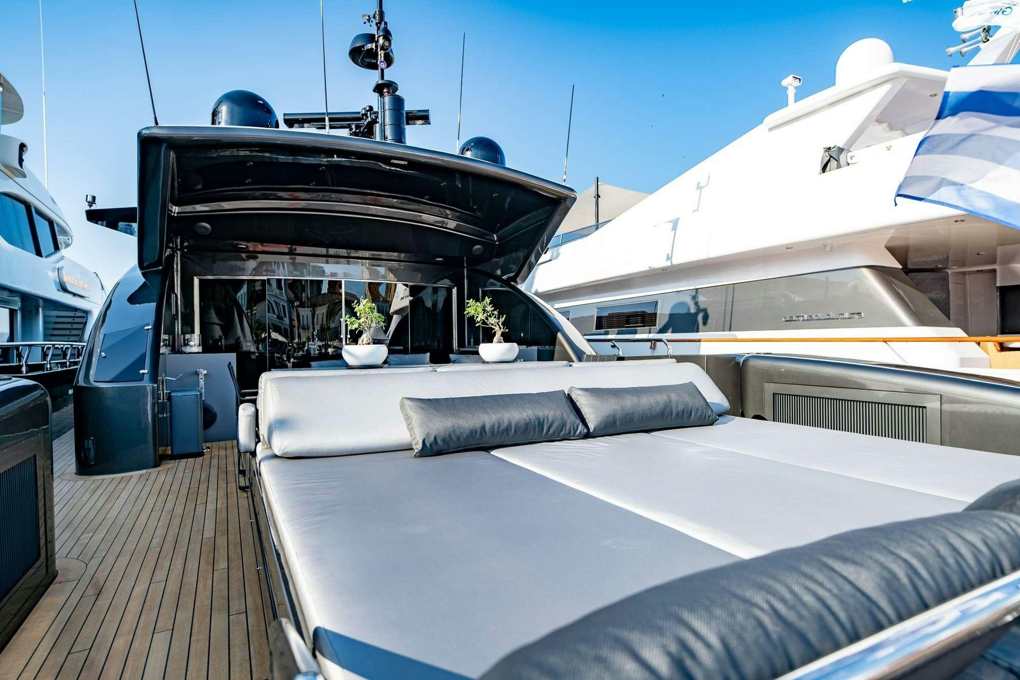 a boat on the water aboard EVA Yacht for Charter