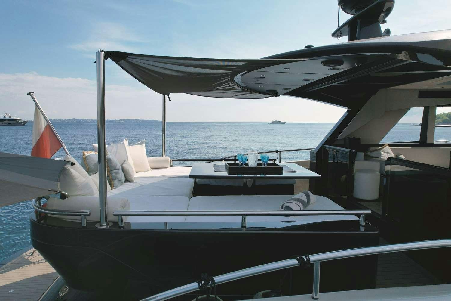 a boat on the water aboard TOMMY I Yacht for Charter