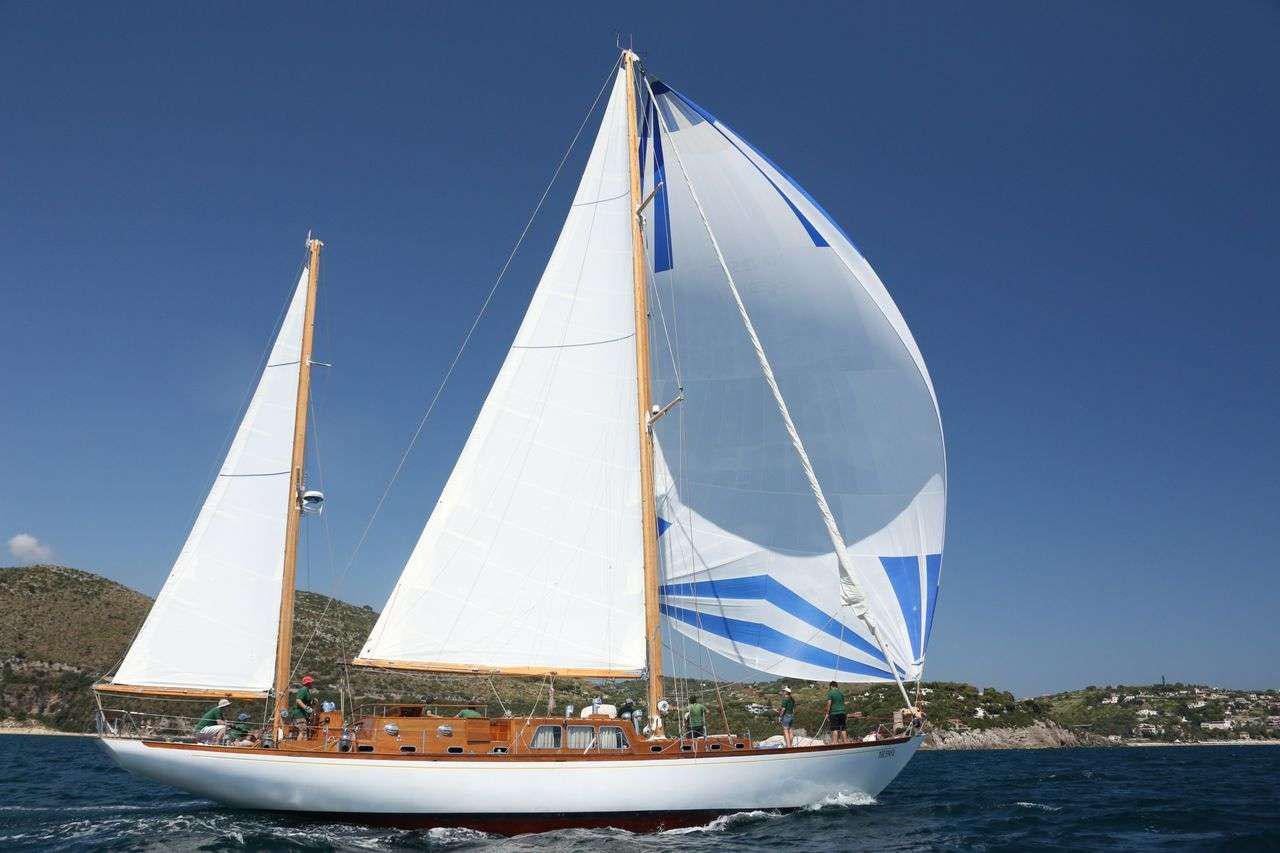 a sailboat on the water aboard PAULENA Yacht for Charter