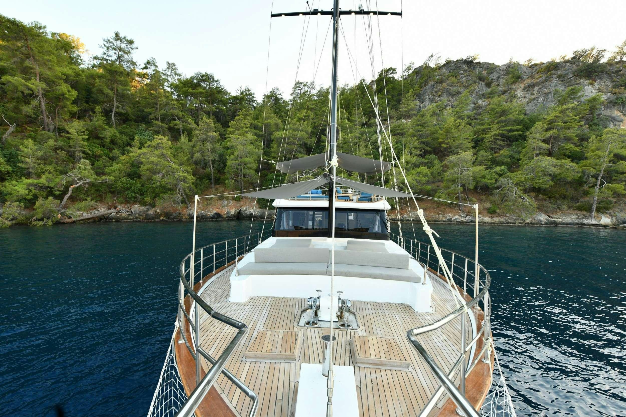 a boat on the water aboard NAYK 2 Yacht for Charter