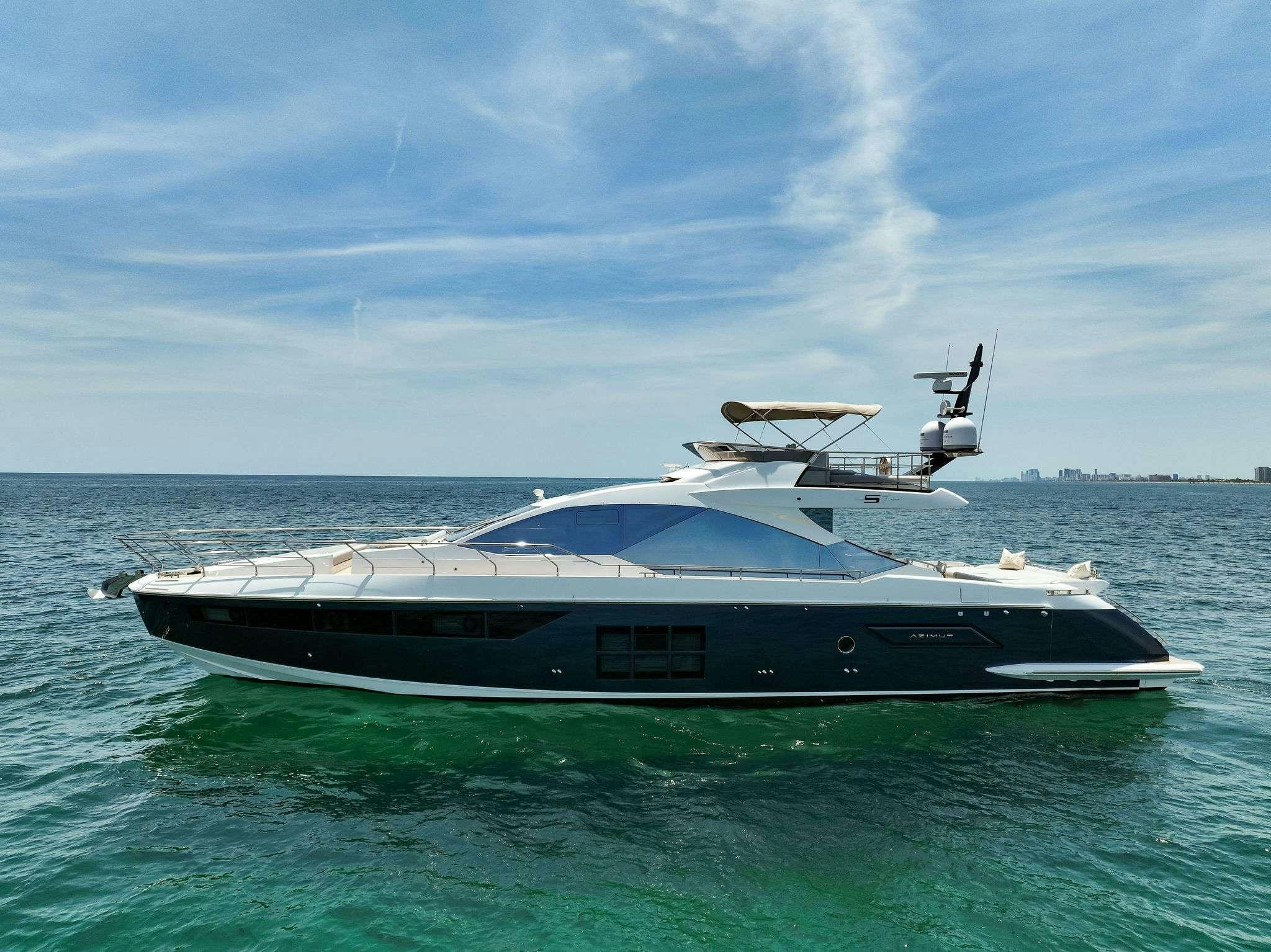 a boat in the water aboard ANOTHER CHANCE II Yacht for Charter