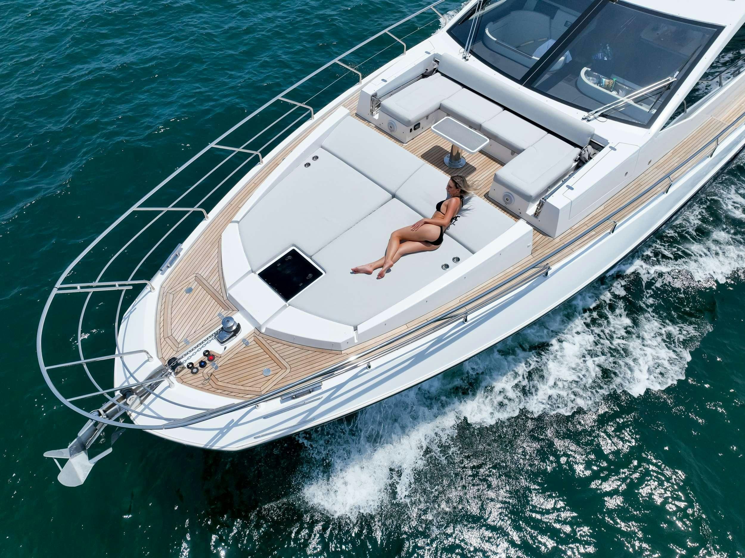 a person on a boat aboard ANOTHER CHANCE II Yacht for Charter
