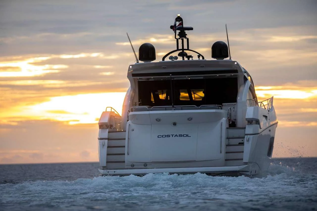 a person on a boat aboard COSTASOL Yacht for Charter