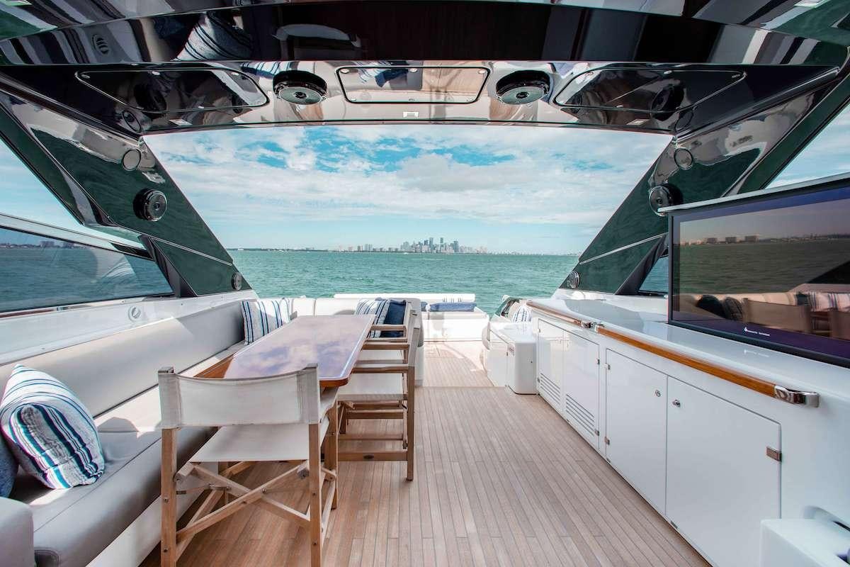 inside of a boat aboard 2QUICK Yacht for Charter