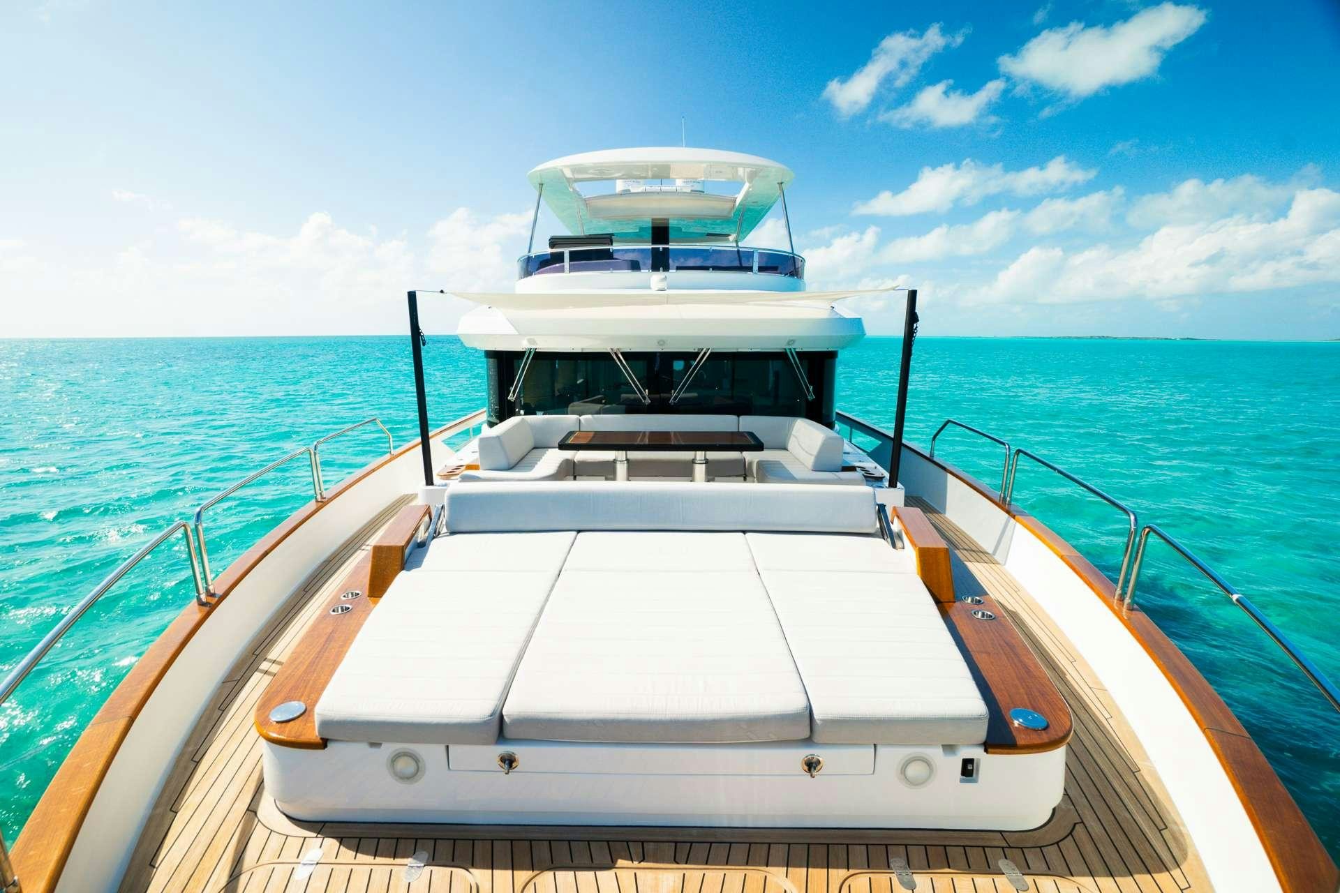 a boat on the water aboard NORMAN'S T4 Yacht for Charter