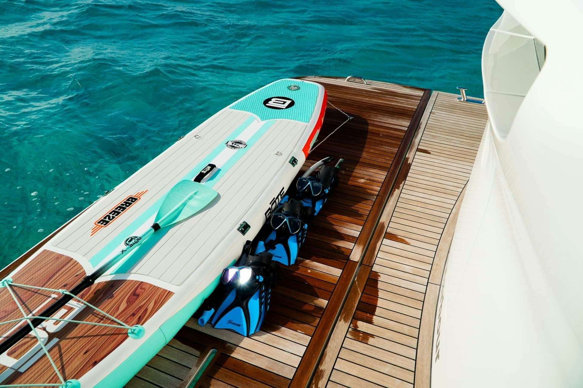 a boat on the water aboard NORMAN'S T4 Yacht for Charter