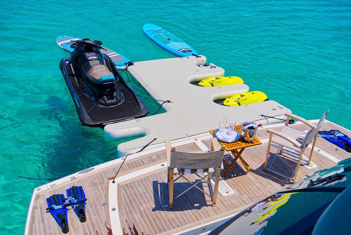 a boat on the water aboard DADDY'S $ Yacht for Charter