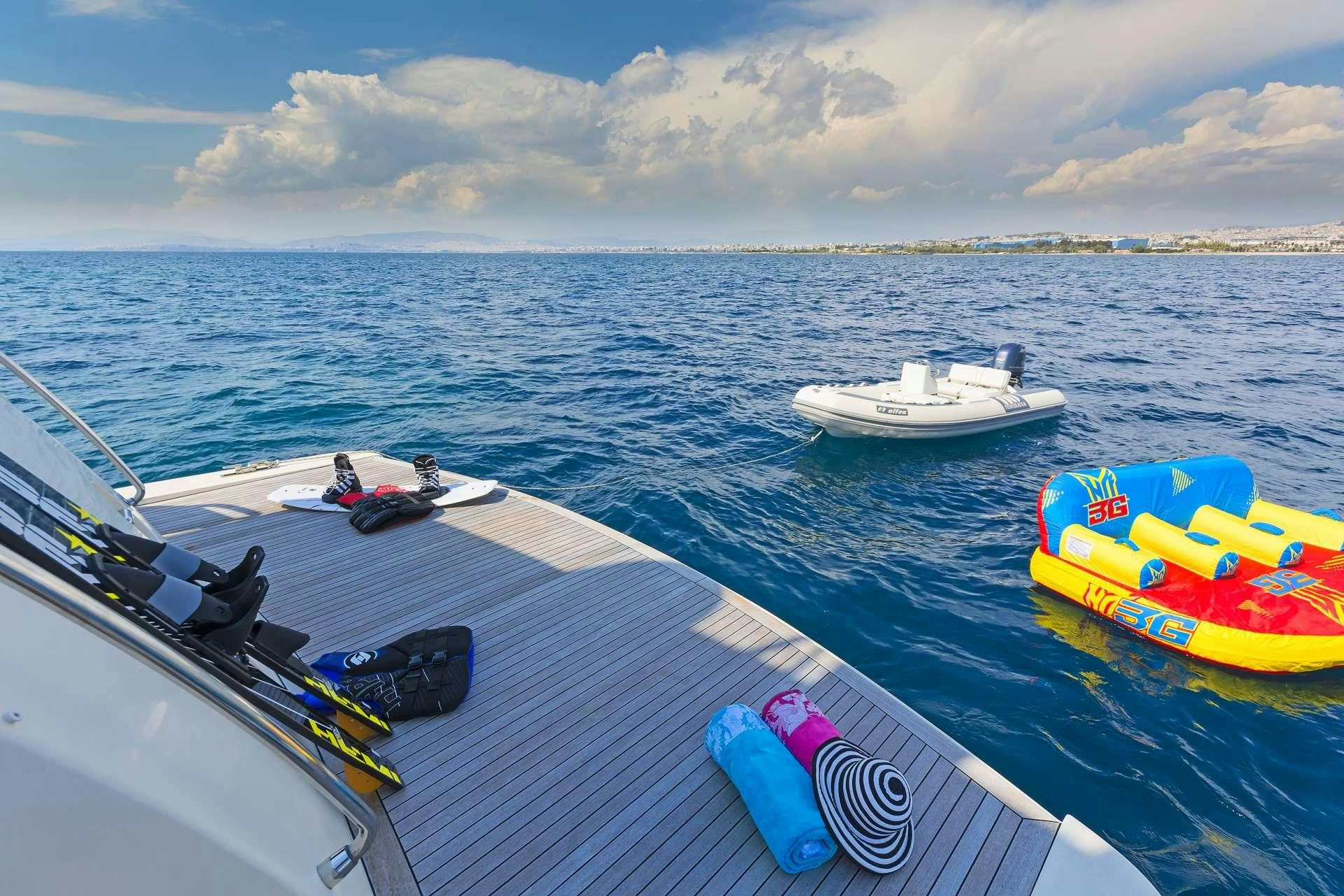 boats on the water aboard ALFEA Yacht for Charter