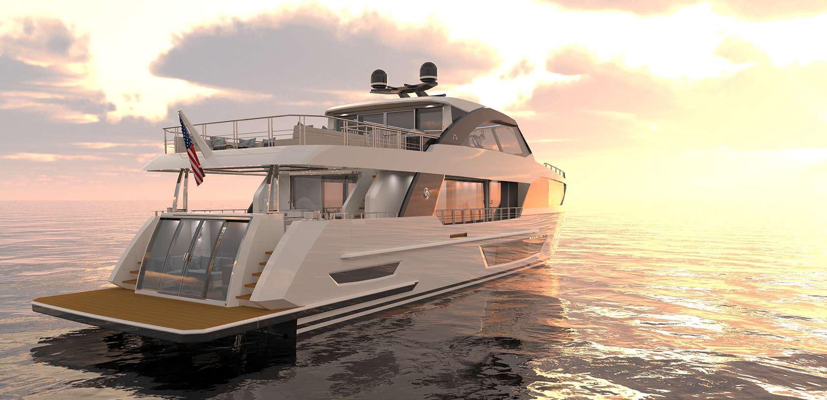 a boat on the water aboard OCEAN ALEXANDER 27R03 Yacht for Charter