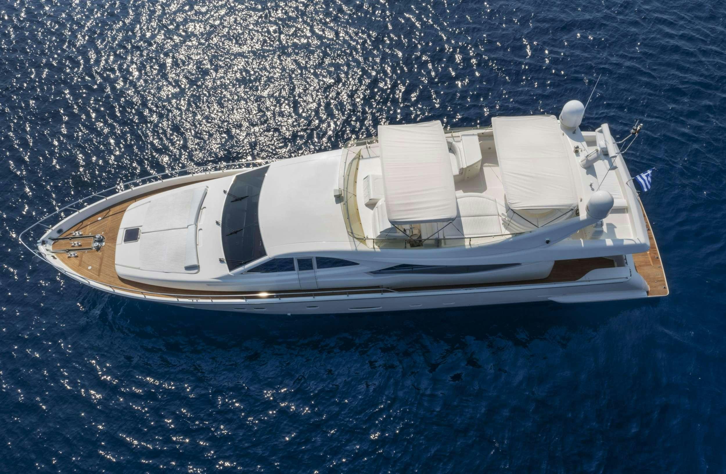 a boat on the water aboard VENTUS 21 Yacht for Charter