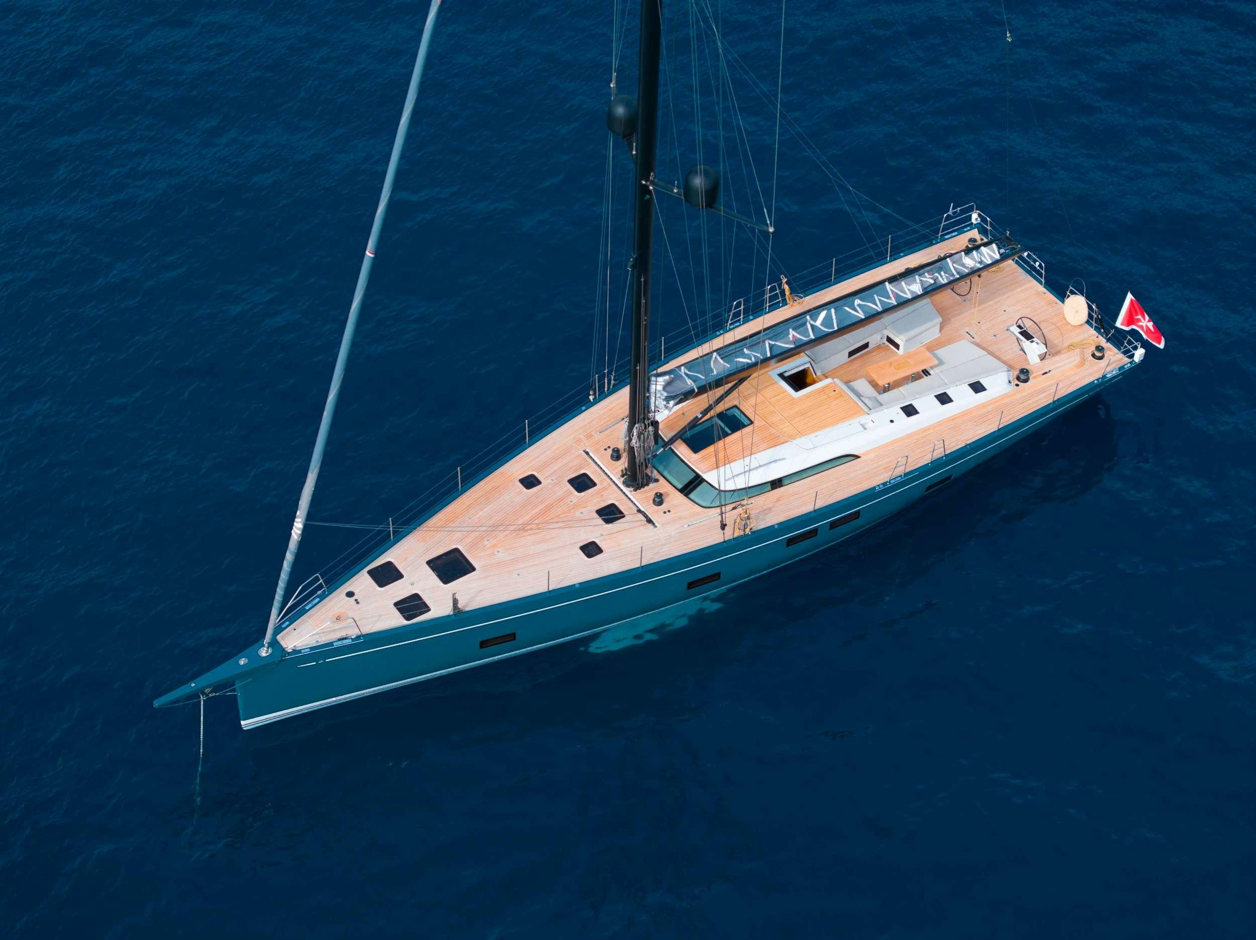 a boat in the water aboard BIANCA Yacht for Charter