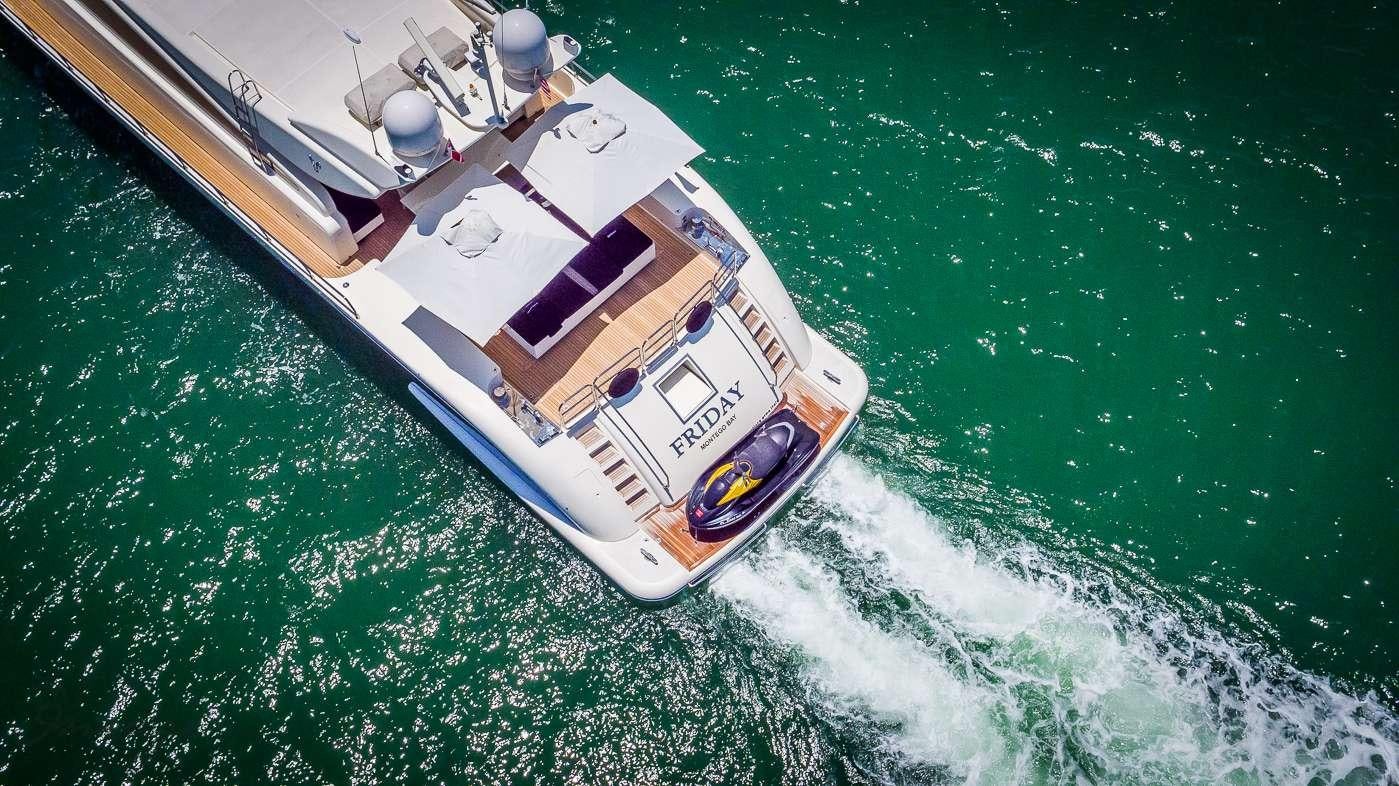 a ship on the water aboard VENTURE Yacht for Charter