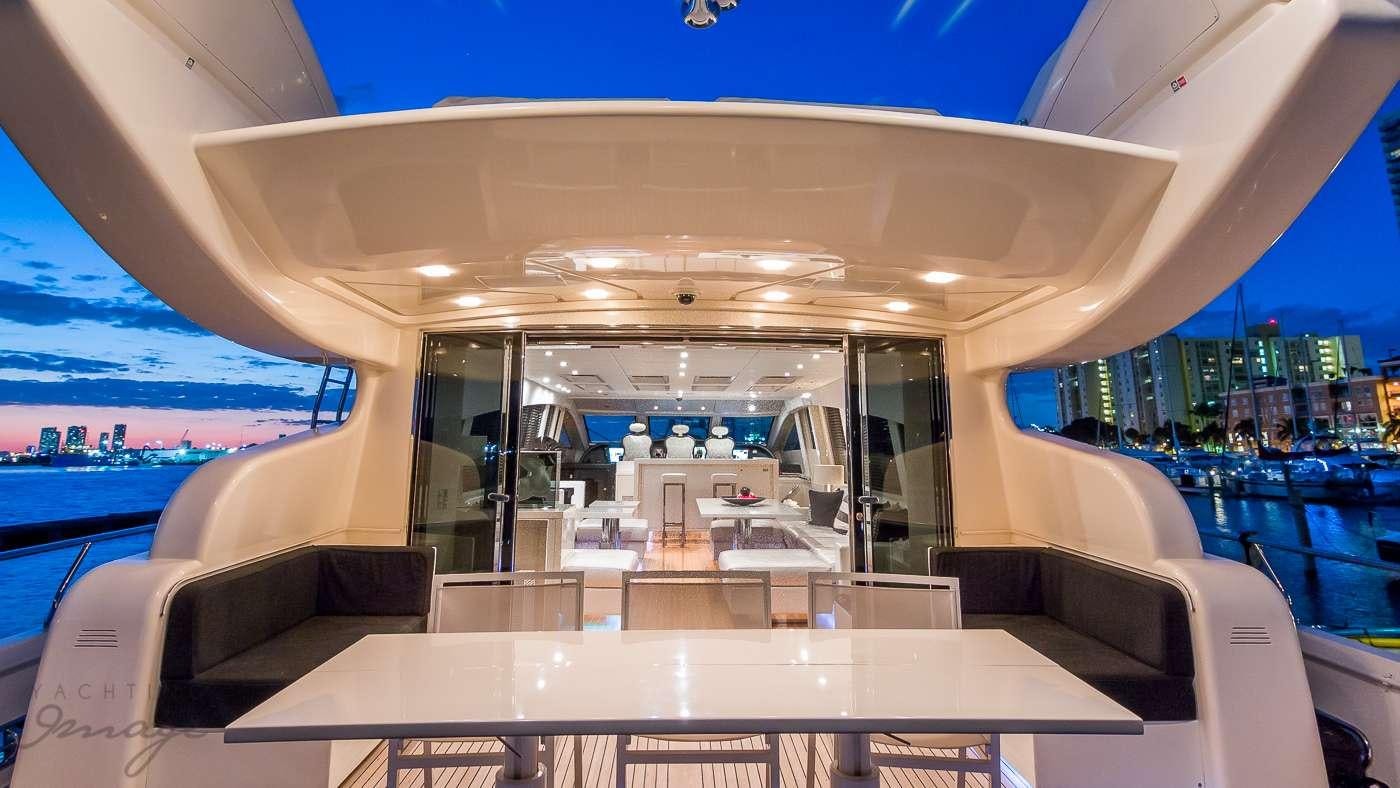 inside of a boat aboard VENTURE Yacht for Charter