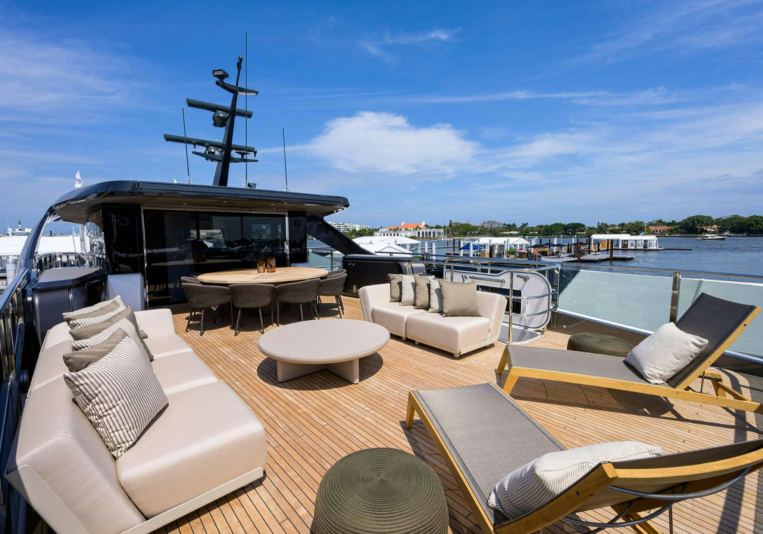 a boat on the water aboard MONOPOLY Yacht for Charter