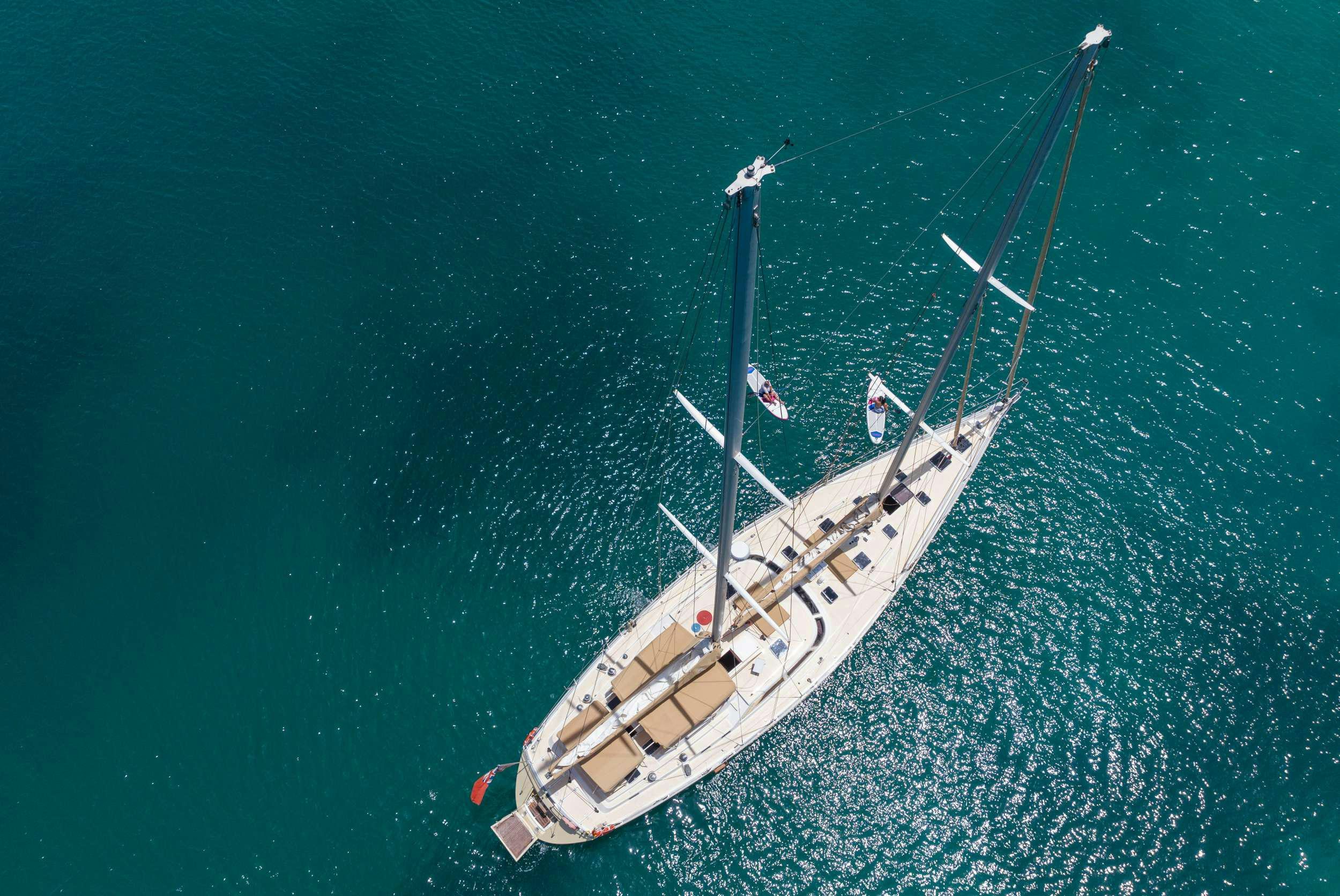 a boat in the water aboard ARROW OF AYR Yacht for Charter