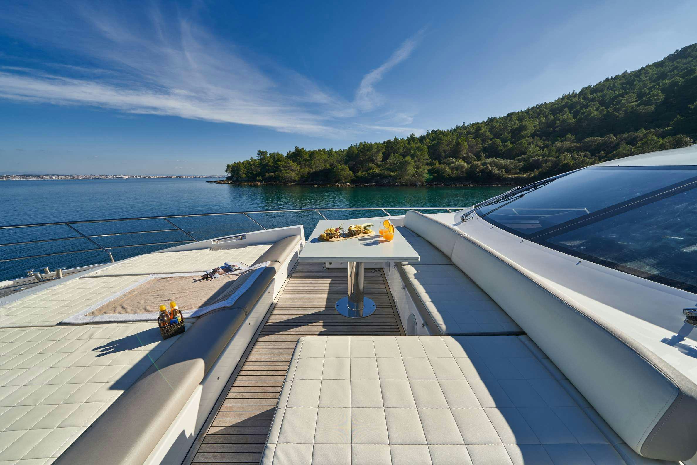 a boat on the water aboard AZIMUT 72 - RELAX OF Yacht for Charter